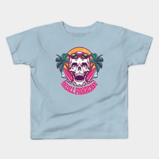 Summer skeleton Kids T-Shirt